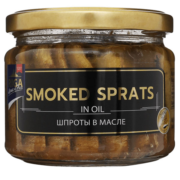 Smoked Glass Sprats-Oil – 8.82 oz (250gr)